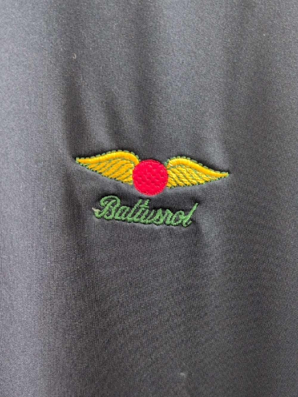 Baltusrol G-MAC by Kartell Men's Dark Navy Polo with Green Trim - Picture 3 of 7